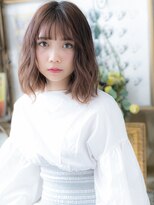 カバーヘア ブリス 志木南口駅前店(COVER HAIR bliss)&nbsp;大人ハイライトカラーくせ毛風小顔プリカールh3志木20代30代40代