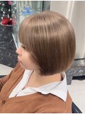 ＊ベージュ/ボブ/髪質改善
