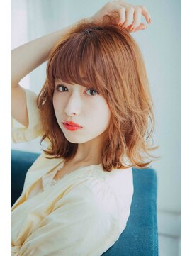 アリウス(ALIUS by posh) 【ALIUS 池袋 】ミディアム×オレンジベージュ