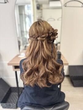 エトワール ハーフアップ