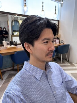 ロンドアベニール 北千住(Lond avenir) スパイキーショートニュアンスパーマスペインカールメンズ北千住