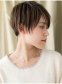 似合わせカットメンズライク小顔刈り上げショートW川口20代30代