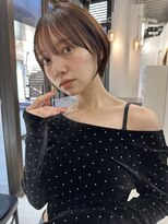 ミィ 浦和(mee)&nbsp;透明感カラー 似合わせカットボブ ケアブリーチ インナーカラー