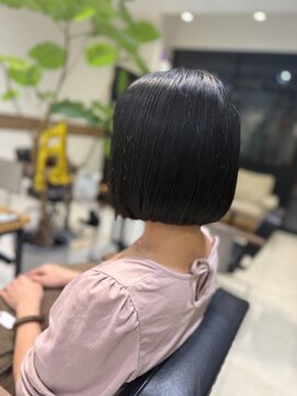 ケンジ 南林間(KENJE) ショートボブ×ばっさり【南林間駅】