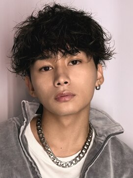 アイビーズ(IVYS) ツイストスパイラルシャドウパーマ無造作マッシュツーブロック