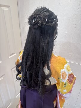 リック(Ric by KENJE) 【卒業式】お花ハーフアップ♪♪