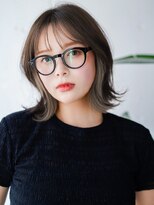 エインアンリー 明治神宮前(AIN.ANLY.) ☆暗めカラーグランマッシュデザインカラーフェイスフレーミング