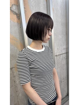 イオエ 梅田(ioe) レイヤーボブ/ニュアンスカラー/外ハネボブ/髪質改善/縮毛矯正