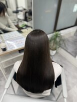 アウラ 近鉄八尾駅前店(Aura)&nbsp;韓国風レイヤー×20代艶髪グレージュカラー