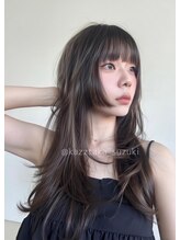ヒール 銀座(heel)&nbsp;小顔に見せるワンホン＆韓国ヘア/顔周りレイヤーカット