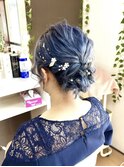 下目のシニヨン【横浜/ヘアセット/結婚式】