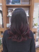 プランタンアヴェダ(printemps AVEDA)&nbsp;ダークチェリーレッドグラデーション