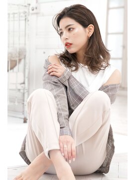 アンカー 守谷店(anchor) 抜け感フレンチウェーブ×☆Sラインセミディ