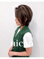 ニコン 京都 四条大宮(nicon) ショートボブ