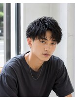 MEN's Baguz  MEN'Sカット/ MEN'Sパーマ/ MEN'Sカラー&nbsp;韓国風ニュアンスウェーブマッシュメンズパーマスタイル
