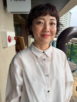 フィルム(FiLMs)&nbsp;透明感ブラウン/ショート/ゆるふわパーマ