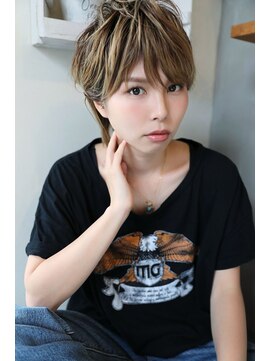 ヘアガーデンリゾートグランツ 淵野辺(Hair Garden Resort Glanz) ウルフショート