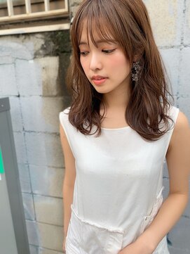 マリアバイアフロート(Maria by AFLOAT) 【山田】シースルーバングヘルシーレイヤーセミディ