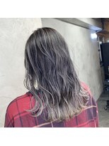 アポロ 横浜駅店(apollo)&nbsp;バレイヤージュ×ホワイトグレージュ