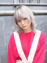 リアイス(Re:ICE)&nbsp;ミニウルフ/くすみブルー/流れるレイヤー/インナーハイライト