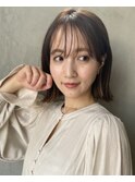 骨格補正小顔カット＋透明感カラー