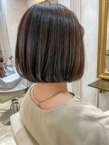 オーストヘアジジ(Aust hair Gigi)&nbsp;フラットボブ×ダークオリージュ　K