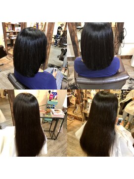 アティック(attic) 青い服