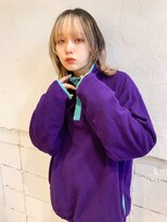 レトン 銀座(leton)&nbsp;テラコッタ/ミニウルフ/くすみブルー/くびれヘア/ウルフマッシュ