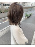 ナチュラルハイライト×グレージュ