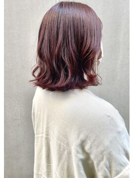 アール 北千住店(ar) チェリーピンク/ミディアムボブ