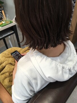 ハレヘアー ホーム(Hale hair home) 切りっぱなしボブ　/　髪質改善カラー