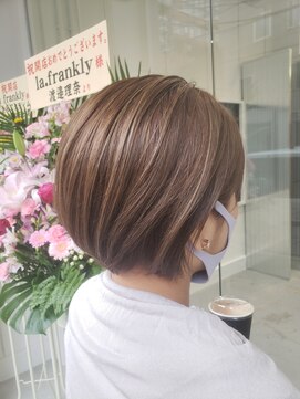 ラフランクリー(la frankly) 20代30代/大人かわいい/外ハネボブ/髪質改善/レイヤースタイル