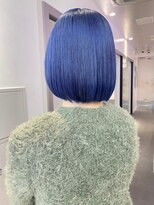 ゲーム 原宿店(GAME)&nbsp;ダブルカラーブルーベージュカラーケアブリーチハイトーンカラー