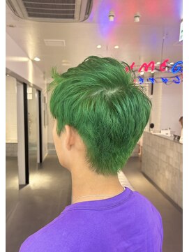 ゲーム 原宿店(GAME) グリーン/ダブルカラー/ケアブリーチ/髪質改善/原宿