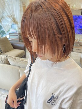 シャンティ 平岸店(Shanti) BOB×レッドオレンジカラー／本宮純