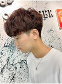 直毛さんに◎ニュアンスパーマ2ブロック刈り上げショート!