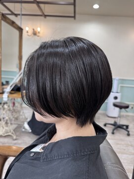 ラボヌールヘアーノーブル 新越谷店(La Bonheur hair noble) 束感ショートボブ/極上髪質改善