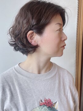 モリオフロムロンドン 原宿本店(morio from London) 【morio原宿】スパイラルパーマ　ボブパーマ　前髪なしボブ