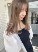 20代30代髪質改善カラーミルクティアッシュ韓国ヘア