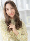 外国人風ハイライト大人巻きセンターパートh3越谷20代30代40代