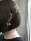色っぽボブ 切りっぱなしボブ　似合わせカット ミニボブ