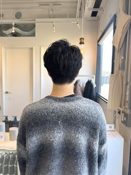 ロカ 表参道(loka) スパイキーショート/メンズパーマ[表参道/ブリーチ/ハイライト]