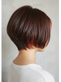 ショートボブ　インナーカラー[北千住]