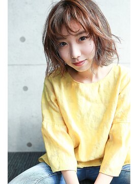 ラフィス ヘアー メリー 桂川店(La fith hair merry) 【La fith】シースルーバング×ふんわりボブ