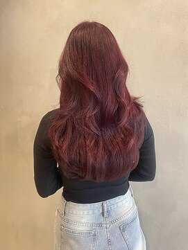 リアン(Lien) ブリーチなしダブルカラー/透明感/ローズピンク