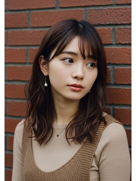 フルショウ 小牧(FURUSHO) ニュアンスパーマ/無造作パーマ/小顔パーマ/ゆふるわモテパーマ