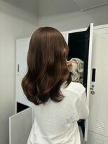 ペレ 渋谷(PELE)&nbsp;ミディアムヘア/暗めカラー/グランマッシュ/渋谷