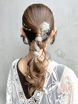 アルバム 銀座(ALBUM GINZA)&nbsp;ロング顔周りレイヤーおくれ毛韓国ヘア_ba449411