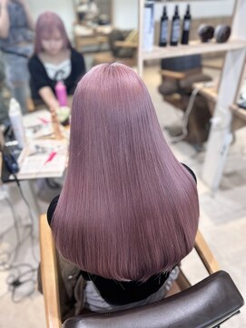 ヘアーメイクブランニュー セントラル 西大寺店(hair make Brand new central) ピンクラベンダー髪質改善トリートメント10代20代
