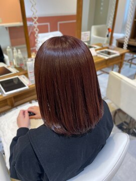 スペックホルダーミミ(Spec Holder mimi) ピンクブラウン×イルミナカラー10.29暗めカラー